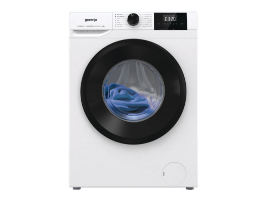 Gorenje Washing Machine | W3NGPI62SBS | Energy efficiency class B | Front loading | Washing capacity 6 kg | 1200 RPM | Depth 47 cm | Width 60 cm | LCD | Steam function