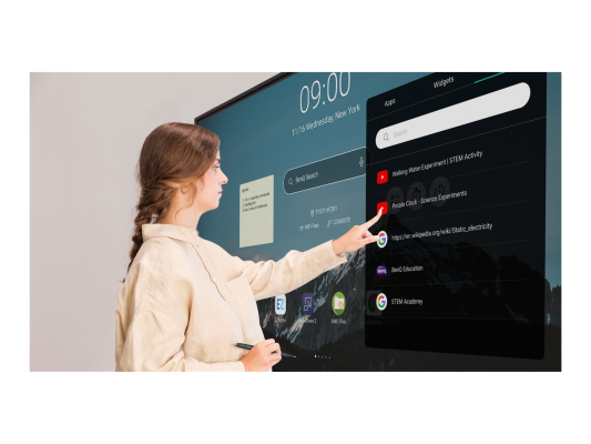 Benq Education Interactive | RE7504 | Precision IR | 75 " | 450 cd / m² | Landscape | 18 / 7 | Android | A73 × 4 + A53 × 4 | Touchscreen | 450 cd / m² | 8 ms