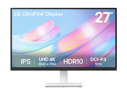 LG | 27US500-W | 27 " | IPS | 16:9 | 60 Hz | 5 ms | 3840 x 2160 pixels | 240 cd / m² | HDMI ports quantity 2