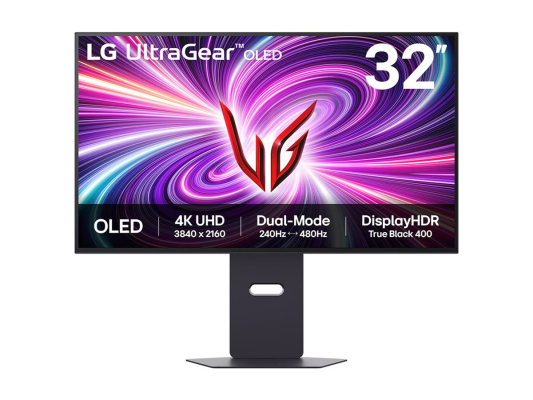 LG | 32GS95UV-B | 32 " | OLED | 16:9 | 240 Hz | 0.03 ms | 3840 x 2160 pixels | 275 cd / m² | HDMI ports quantity 2
