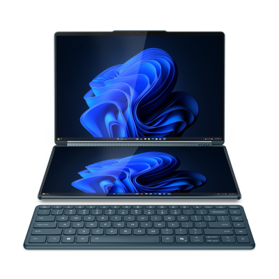 Lenovo Yoga Book 9 14IAH10 | Tidal Teal | 2x14 " | OLED | Touchscreen | 2.8K WQXGA+ | 2880 x 1800 pixels | Intel Core Ultra 7 | 255H | 32 GB | Soldered LPDDR5x | Solid-state drive capacity 1000 GB | Intel Arc 140T GPU | Windows 1