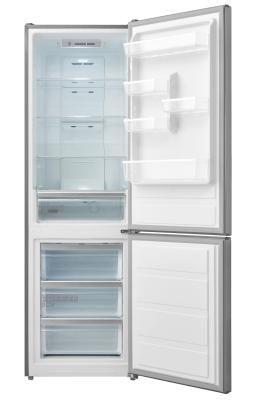 Midea Refrigerator | MDRB424FGE02I | Energy efficiency class E | Free standing | Combi | Height 188 cm | No Frost system | Fridge net capacity 224 L | Freezer net capacity 86 L | 42 dB | Grey