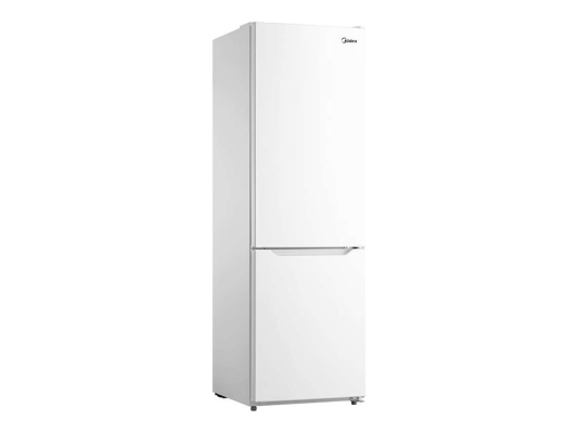 Midea Refrigerator | MDRB424FGE01I | Energy efficiency class E | Free standing | Combi | Height 188 cm | No Frost system | Fridge net capacity 224 L | Freezer net capacity 86 L | 42 dB | White