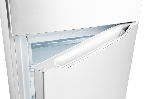 Midea Refrigerator | MDRB424FGE01I | Energy efficiency class E | Free standing | Combi | Height 188 cm | No Frost system | Fridge net capacity 224 L | Freezer net capacity 86 L | 42 dB | White