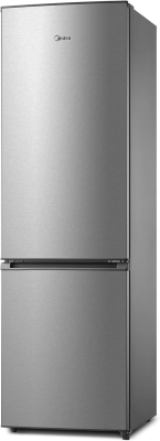 Midea Refrigerator | MERB276FGE02A | Energy efficiency class E | Free standing | Combi | Height 180 cm | No Frost system | Fridge net capacity 199 L | Freezer net capacity 71 L | 41 dB | Stainless steel