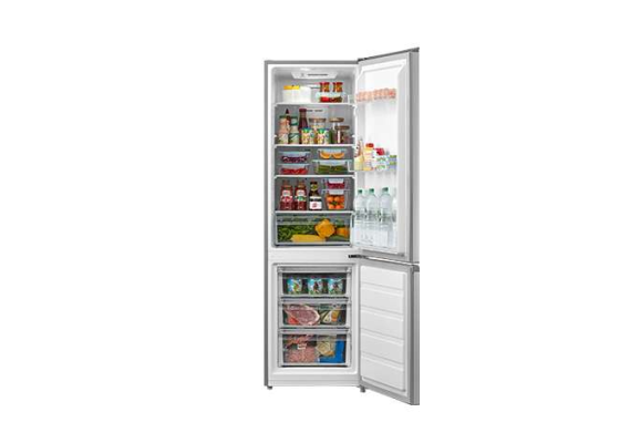 Midea Refrigerator | MERB276FGE02A | Energy efficiency class E | Free standing | Combi | Height 180 cm | No Frost system | Fridge net capacity 199 L | Freezer net capacity 71 L | 41 dB | Stainless steel