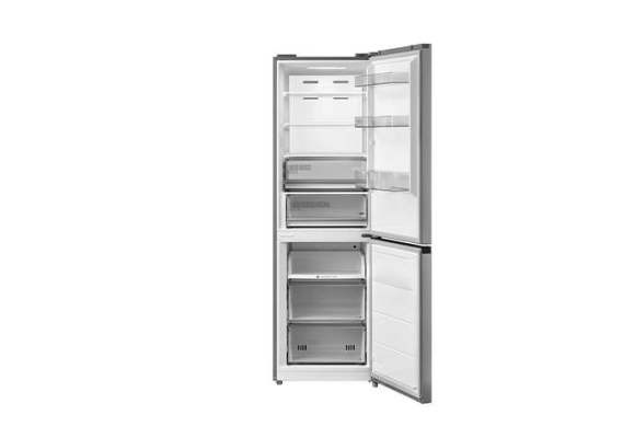 Midea Refrigerator | MERB276FGE02A | Energy efficiency class E | Free standing | Combi | Height 180 cm | No Frost system | Fridge net capacity 199 L | Freezer net capacity 71 L | 41 dB | Stainless steel