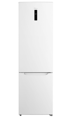 Midea Refrigerator | MDRB489FGE01O | Energy efficiency class E | Free standing | Combi | Height 201 cm | No Frost system | Fridge net capacity 247 L | Freezer net capacity 83 L | Display | 41 dB | White