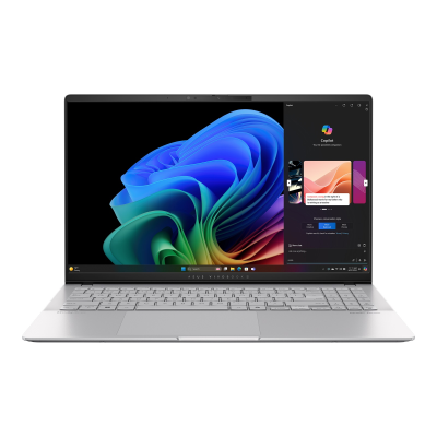 Asus Vivobook S S5507QA-MA112W | Cool Silver | 15.6 " | OLED | 3K | 2880 x 1620 pixels | Glossy | Snapdragon X Elite | X1E 78 100 | 32 GB | LPDDR5X | Solid-state drive capacity 1000 GB | Qualcomm Adreno GPU | Windows 11 Home | 