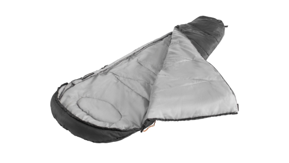 Easy Camp Starling Mummy Black 8°C | Sleeping Bag | 210 x 75 x 50 cm | -5 to 12 °C | Two-way open-end, autolock