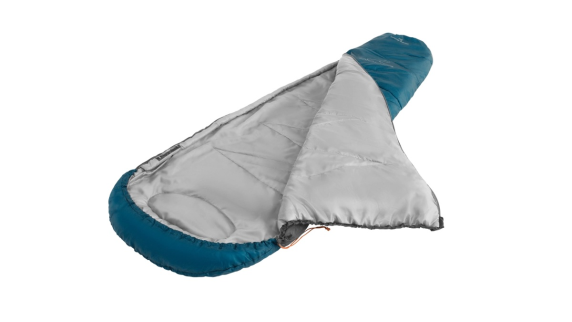 Easy Camp Starling Mummy Blue 8°C | Sleeping Bag | 210 x 75 x 50 cm | -5 to 12 °C | Two-way open-end, autolock
