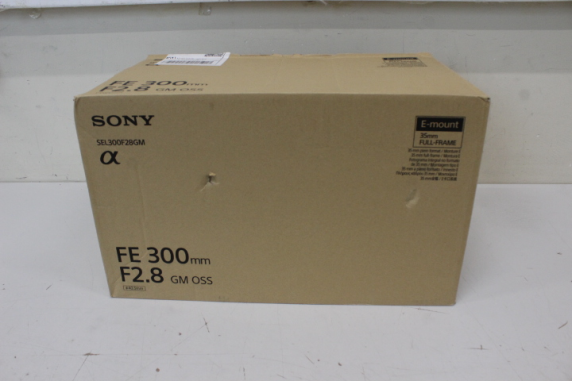 SALE OUT. Sony SEL300F28GM FE 300MM F2.8 GM OSS | Sony | SEL300F28GM FE 300MM F2.8 GM OSS | DAMAGED PACKAGING