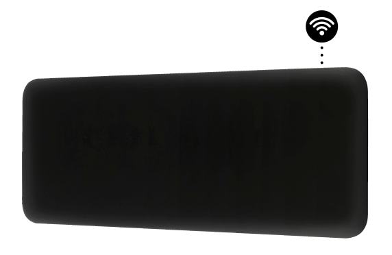 Mill Invisible Smart WiFi Heater | PA1300WIFI4B | Panel Heater | 1300 W | Suitable for rooms up to 15-19 m² | Black | IPX4