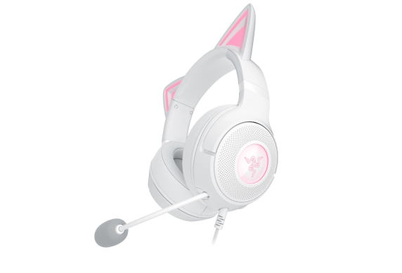 Razer Headset | Kraken Kitty V2 | Wired | Over-ear | Microphone | Noise canceling | White