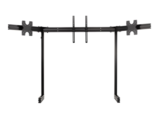 Next Level Racing Floor stand | ELITE Free Standing Triple Monitor Stand | Fully adjustable and customizable | 21-43 " | Black