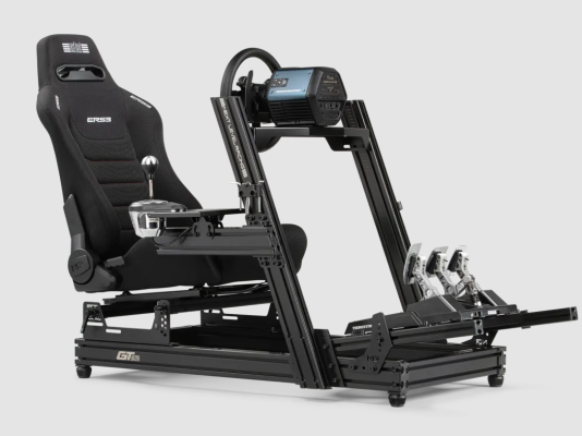 Next Level Racing | SIMAERO Mesh Fabric | Reclining Seat | ERS3 Elite Fabric & Mesh Edition | Black