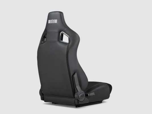 Next Level Racing | PU Leather and Suede | Reclining Seat | ERS4 Elite PU Leather & Suede Edition | Black
