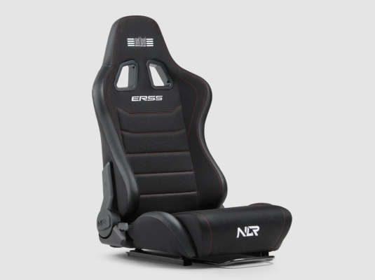 Next Level Racing | SIMAERO Mesh Fabric | Reclining Seat | ERS5 Elite Fabric & SimAero Mesh Edition | Black