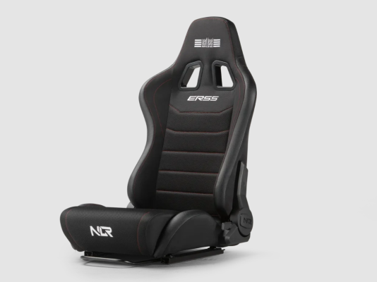 Next Level Racing | SIMAERO Mesh Fabric | Reclining Seat | ERS5 Elite Fabric & SimAero Mesh Edition | Black
