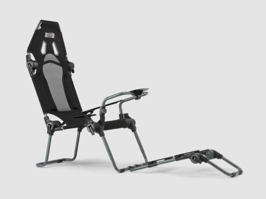 Next Level Racing | Foldable Formula and GT Cockpit | F-GT Lite Grey Edition | Grey and Black