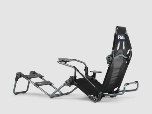 Next Level Racing | Foldable Formula and GT Cockpit | F-GT Lite Grey Edition | Grey and Black