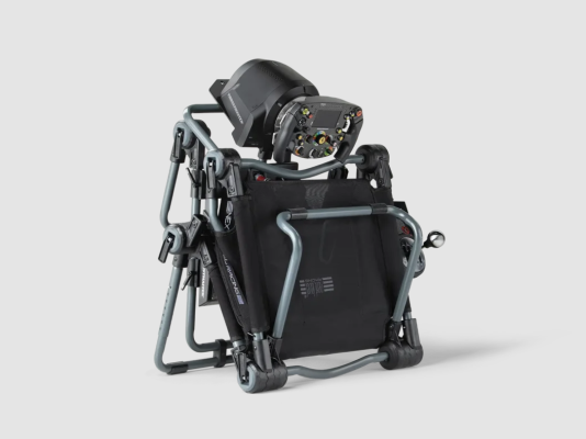 Next Level Racing | Foldable Formula and GT Cockpit | F-GT Lite Grey Edition | Grey and Black