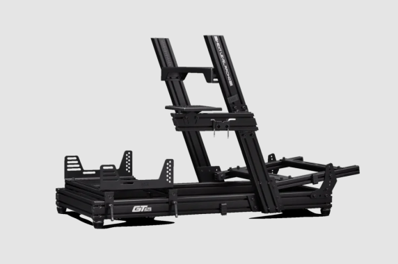 Next Level Racing | Aluminum; Carbon Steel | Racing Simulator Cockpit | GTElite Wheel Plate Edition | Black