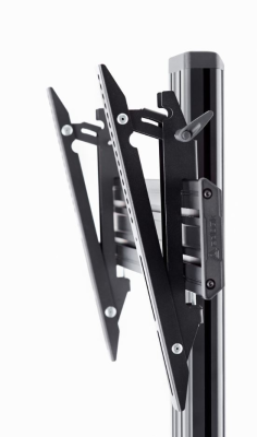 EDBAK Floor stand | TRV200 Videoconferencing Trolley | Tilt | 75-86 " | Maximum weight (capacity) 120 kg | Black