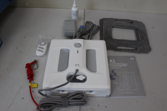 SALE OUT. Hutt Window Cleaning Robot A1, 3800 Pa, White | HUTT | Window Cleaning Robot | A1 | Corded | 6000 Pa | White | USED, DIRTY, DAMAGED PACKAGING