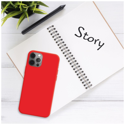 Fixed Story | Back Cover | Apple | iPhone 16e | Rubber | Red