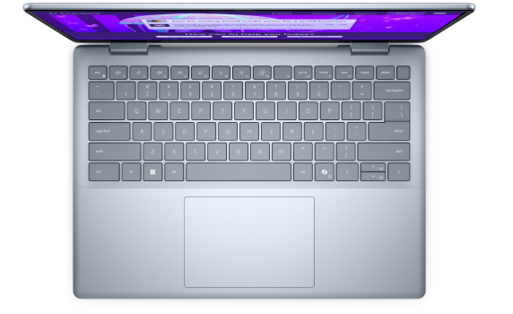 Dell Plus 14 DB14250 | Ice Blue | 14 " | 2.5K | 2560 x 1600 pixels | Anti-glare | Intel Core Ultra 7 | 256V | 16 GB | LPDDR5X | Solid-state drive capacity 512 GB | Intel Arc Graphics | Windows 11 Pro | 802.11be | Keyboard langu