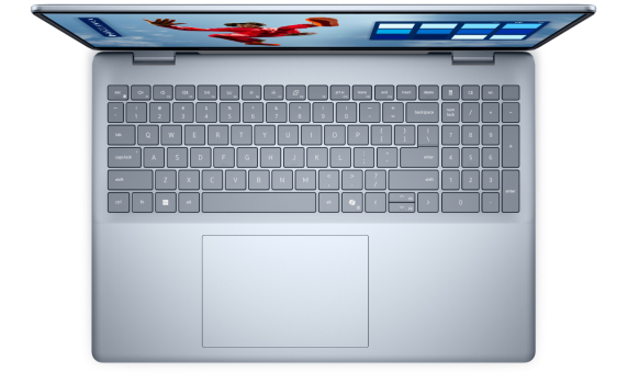 Dell | Plus 16 | Ice Blue | 16 " | WVA | Touchscreen | FHD+ | 1920 x 1200 pixels | Intel Core Ultra 7 | 258V | 32 GB | LPDDR5X | Solid-state drive capacity 1000 GB | Intel Arc Graphics | Windows 11 Pro | 802.11be | Keyboard