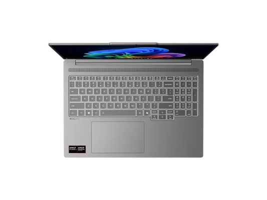 Lenovo IdeaPad Pro 5 16AKP10 | Luna Grey | 16 " | OLED | 2.8K | 2880 x 1800 pixels | Glossy | AMD Ryzen AI 7 | 350 | 32 GB | Soldered LPDDR5x | Solid-state drive capacity 1000 GB | NVIDIA GeForce RTX 5050 | GDDR7 | 8 GB | Win