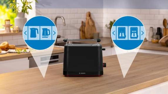 Bosch Compact Toaster | TAT3M123 MyMoment | Power 950 W | Number of slots 2 | Housing material Plastic | Black