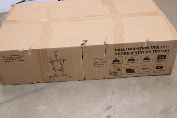 SALE OUT. DIGITUS TV Cart, 70-120" 140 kg max., Black | Digitus | Other | 70-120 " | Maximum weight (capacity) 140 kg | DAMAGED PACKAGING | Black