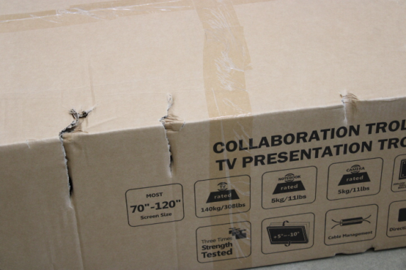 SALE OUT. DIGITUS TV Cart, 70-120" 140 kg max., Black | Digitus | Other | 70-120 " | Maximum weight (capacity) 140 kg | DAMAGED PACKAGING | Black