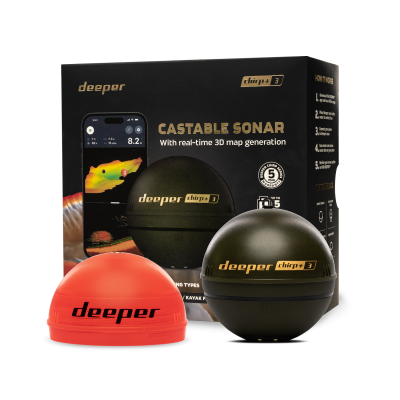 Deeper Smart Sonar Chirp+3 | Sonar | Wi-Fi | Brown Green