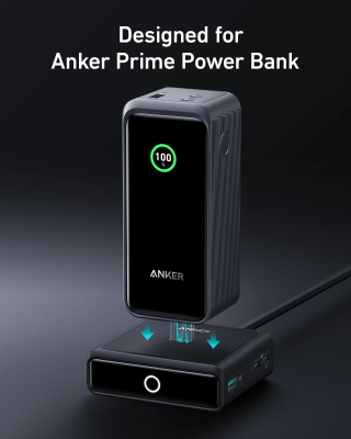 Anker Prime Charging Base for Power Bank, 100W | A1902311 | Black