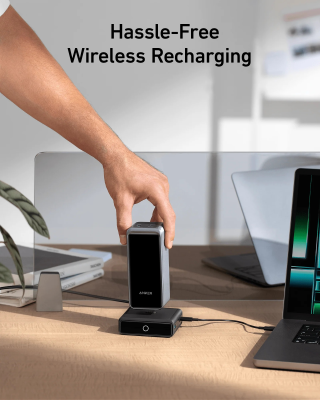 Anker Prime Charging Base for Power Bank, 100W | A1902311 | Black