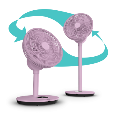 Duux Fan | Whisper Flex 2 | Stand Fan | Levander | Diameter 34 cm | Number of speeds 30 | Oscillation | 2-21.5 W | Remote control