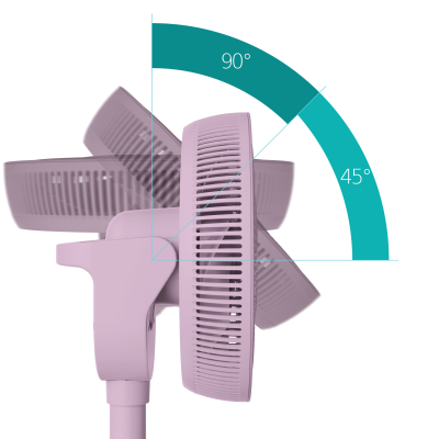 Duux Fan | Whisper Flex 2 | Stand Fan | Levander | Diameter 34 cm | Number of speeds 30 | Oscillation | 2-21.5 W | Remote control