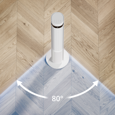 Duux Fan | Elevate | Tower Fan | White | Diameter 29 cm | Number of speeds 12 | Oscillation | 4-40 W