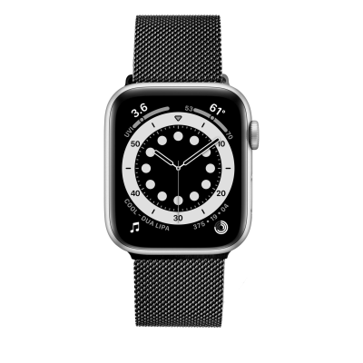 Fixed | Mesh Strap for Apple Watch 42 / 44 / 45 / 46 / 49mm | 42 mm, 44 mm, 45 mm, 46 mm, 49 mm | Black