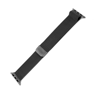 Fixed | Mesh Strap for Apple Watch 42 / 44 / 45 / 46 / 49mm | 42 mm, 44 mm, 45 mm, 46 mm, 49 mm | Black