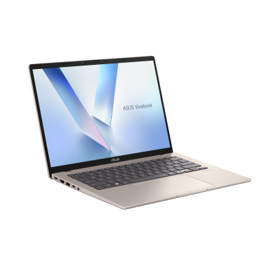 Asus Vivobook 14 X1407QA-LY045W | Platinum Gold | 14 " | IPS | WUXGA | 1920 x 1200 pixels | Anti-glare | Snapdragon X | X1 26 100 | 16 GB | LPDDR5X | Solid-state drive capacity 512 GB | Qualcomm Adreno GPU | Windows 11 Home | 8