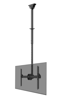 Neomounts CL35-440BL16L Monitor / TV Mount Ceiling | Adjustable Height, Rotate, Tilt, Swivel | 37-70 " | Maximum weight (capacity) 50 kg | Black