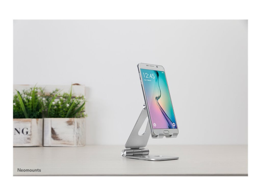 Neomounts | DS10-160SL1 | Adjustable | Phone stand | Silver | 7 "