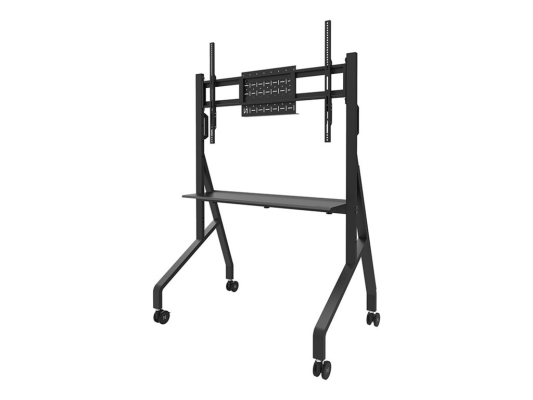 Neomounts Floor stand | FL50-525BL1 TV trolley | Adjustable Height | 55-86 " | Maximum weight (capacity) 76 kg | Black