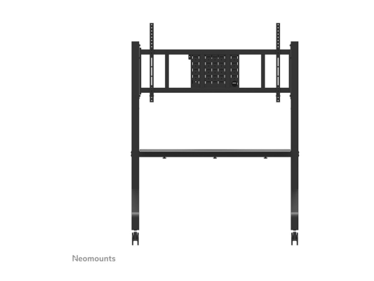 Neomounts Floor stand | FL50-575BL1 TV trolley | Adjustable Height | 65-110 " | Maximum weight (capacity) 125 kg | Black