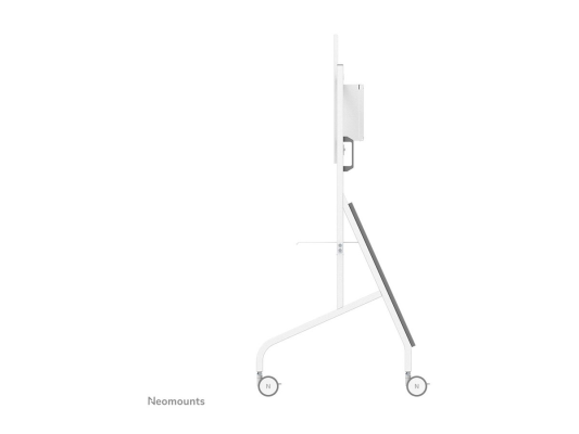 Neomounts Floor stand | FL50-575WH1 TV trolley | Adjustable Height | 65-110 " | Maximum weight (capacity) 125 kg | White